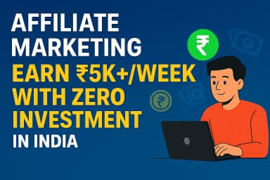 Affiliate Marketing Guide: Earn ₹5K+/Week With Zero Investment in India